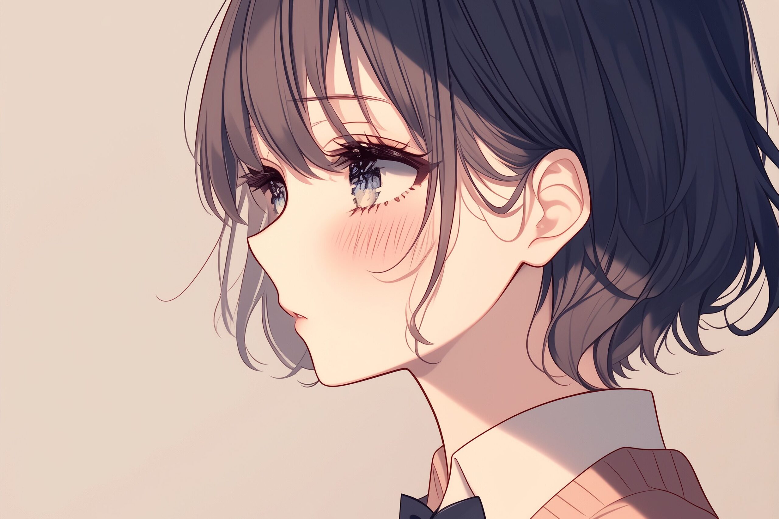 悲しい女子０