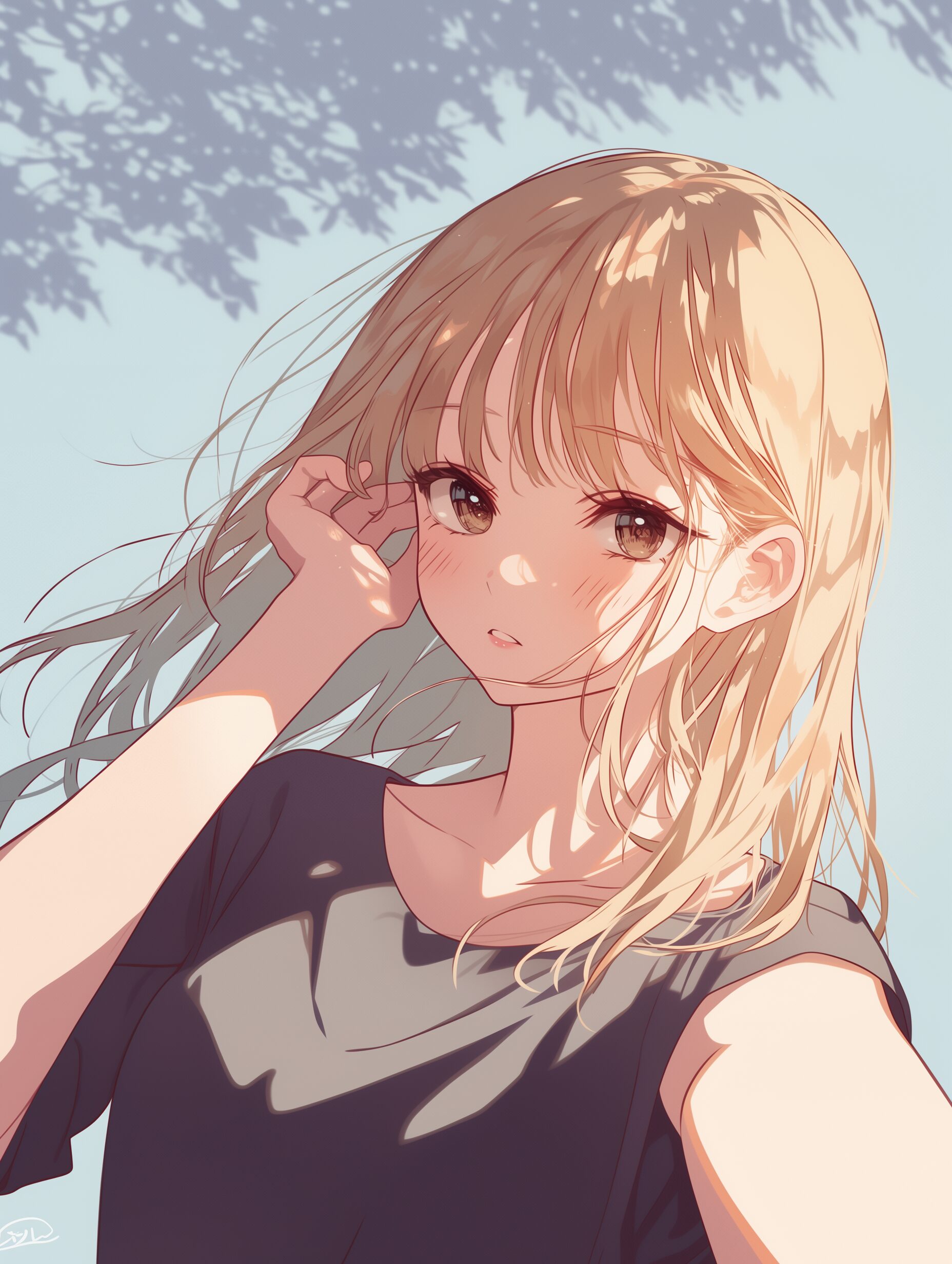 金髪女性０