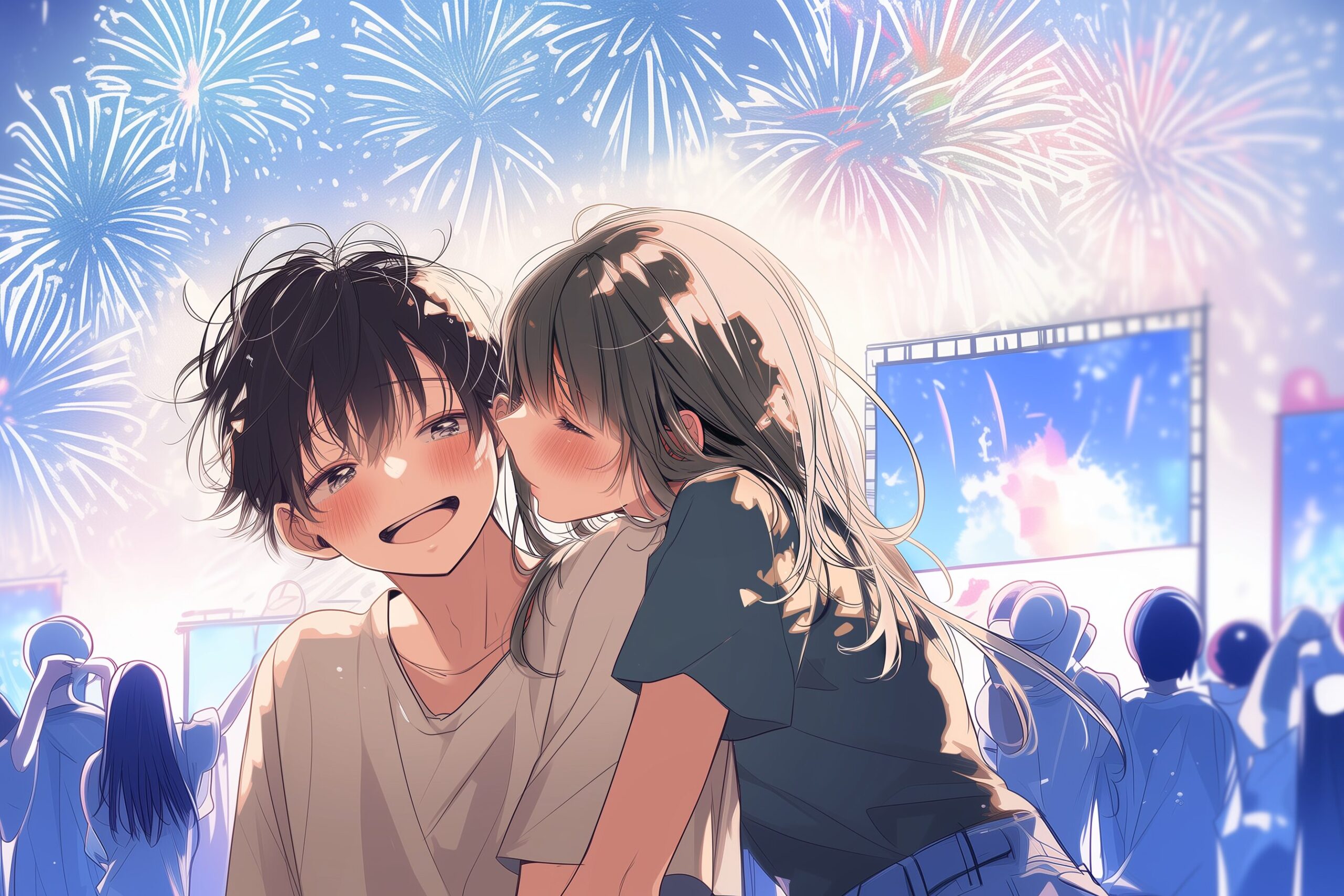 夏祭りカップル0