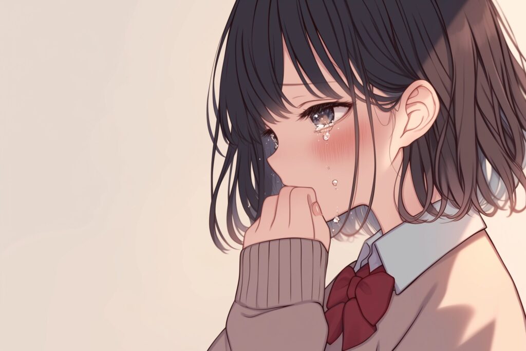 悲しい女子０