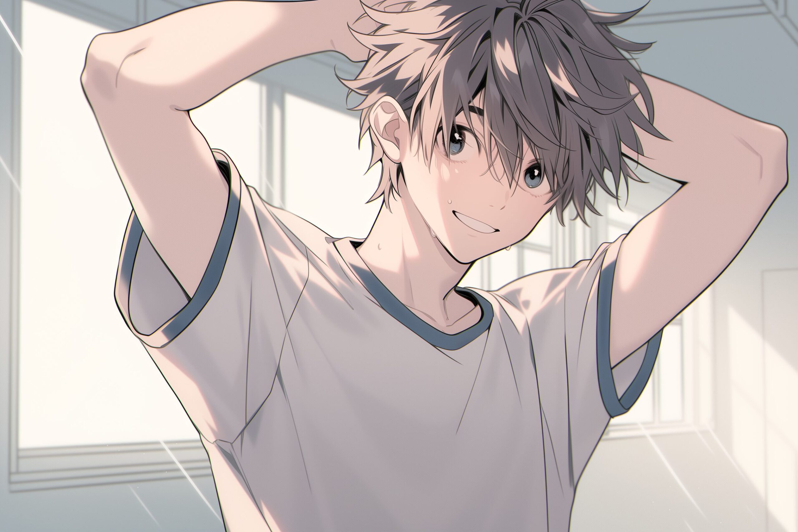 体操服男子0