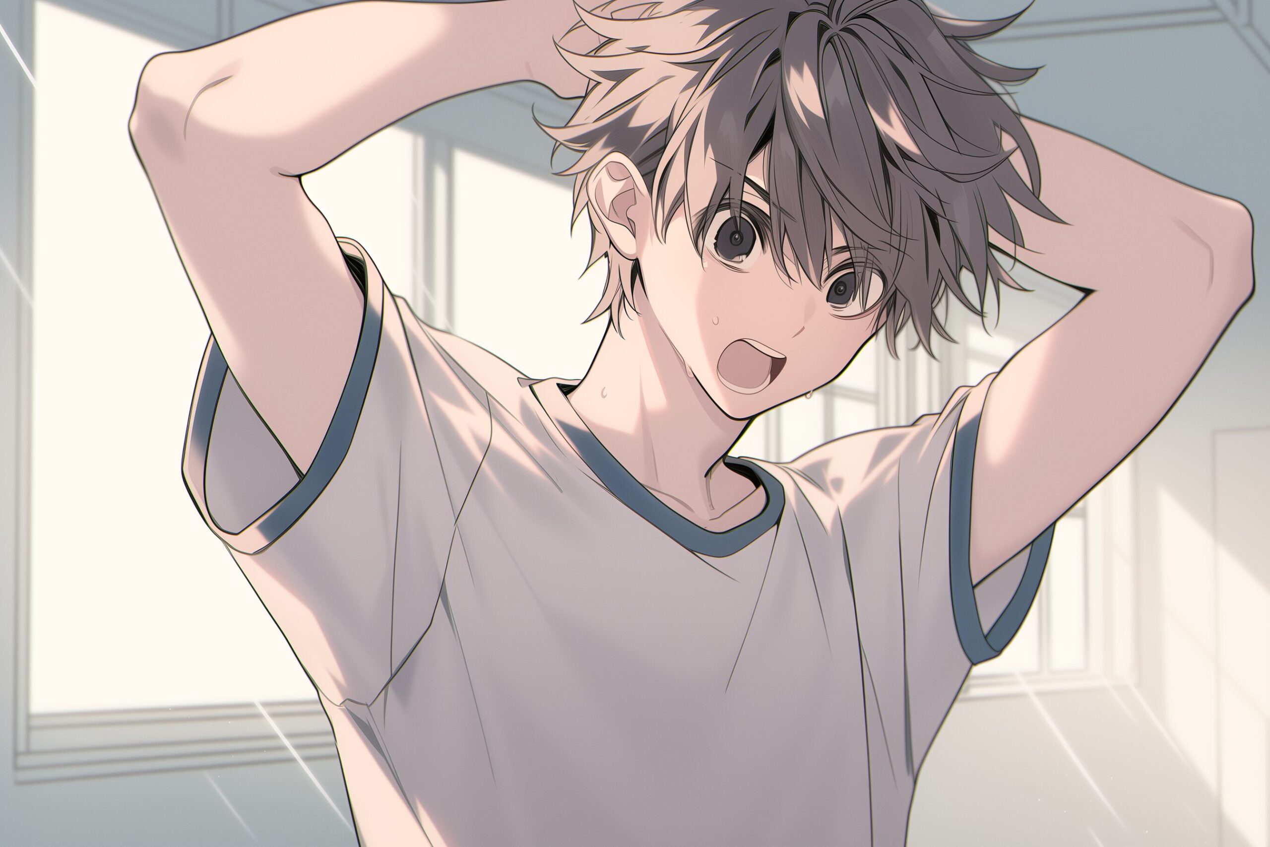 体操服男子0