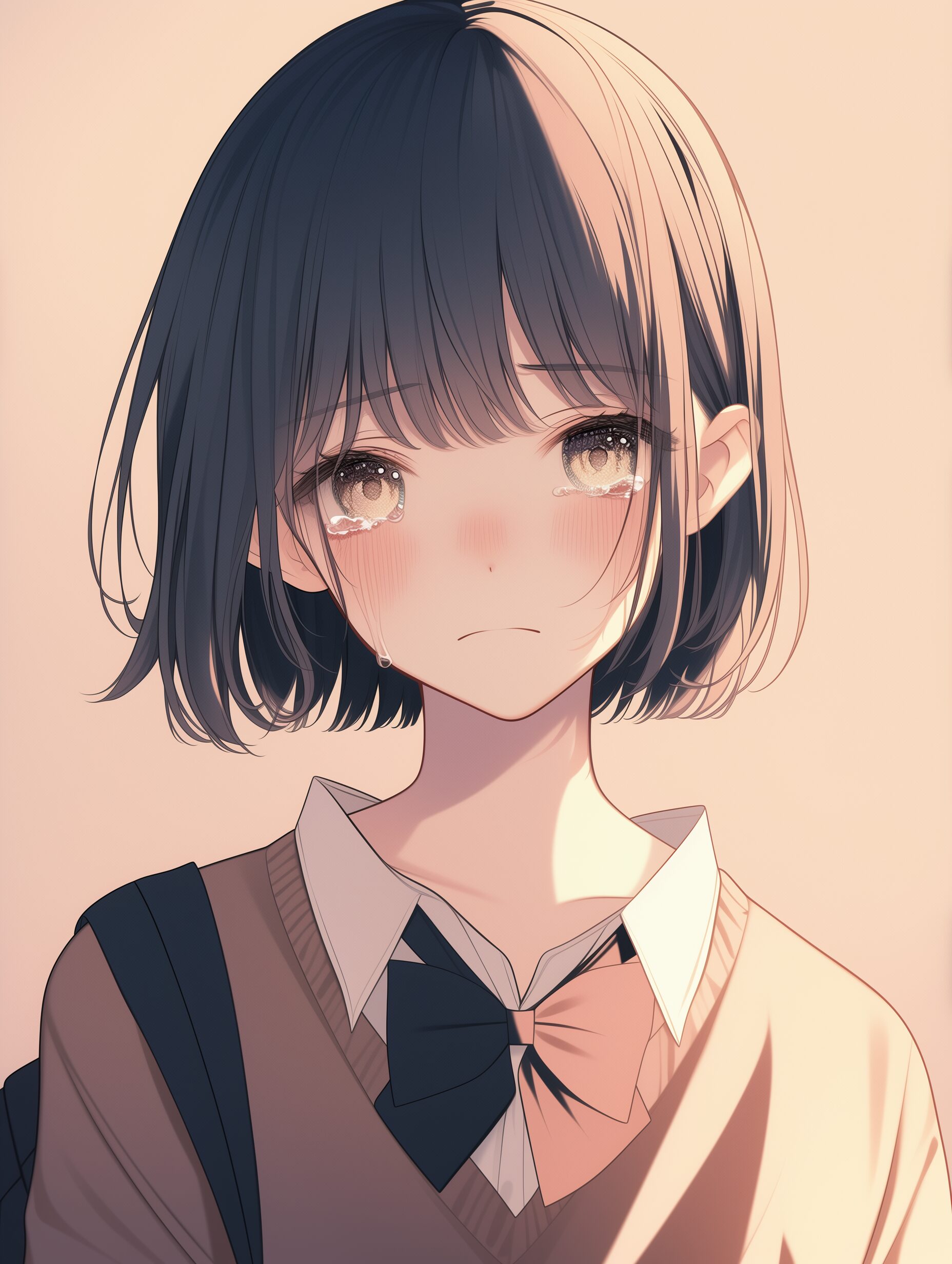悲しい女子０