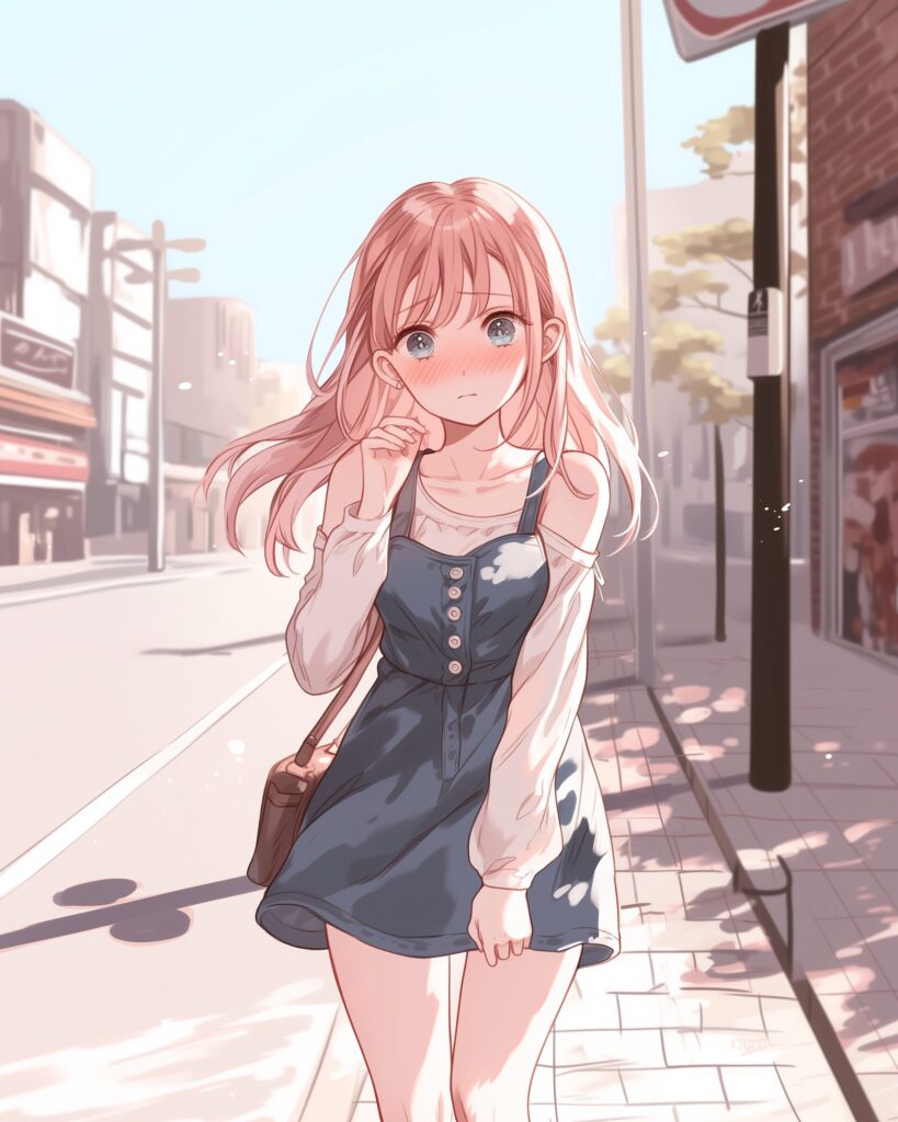 私服の櫻井凛（さくらい りん）０