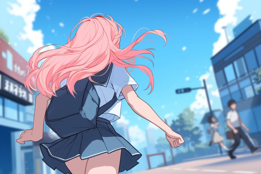 走る女子０