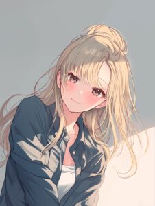金髪女性１