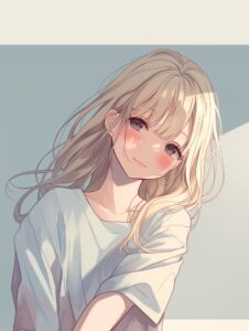 金髪女性０