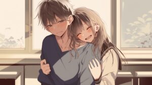 寄り添うカップル１