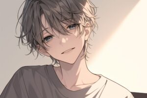 銀髪の男性０