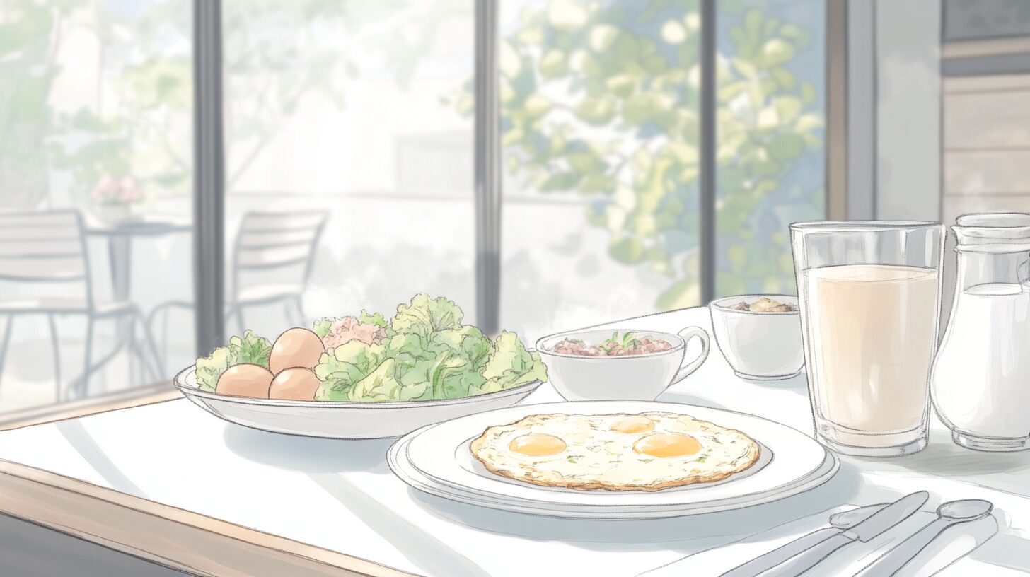 朝食イラスト0