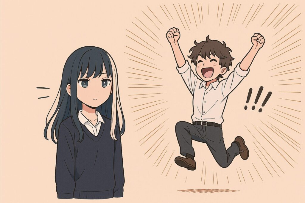 話す男女０
