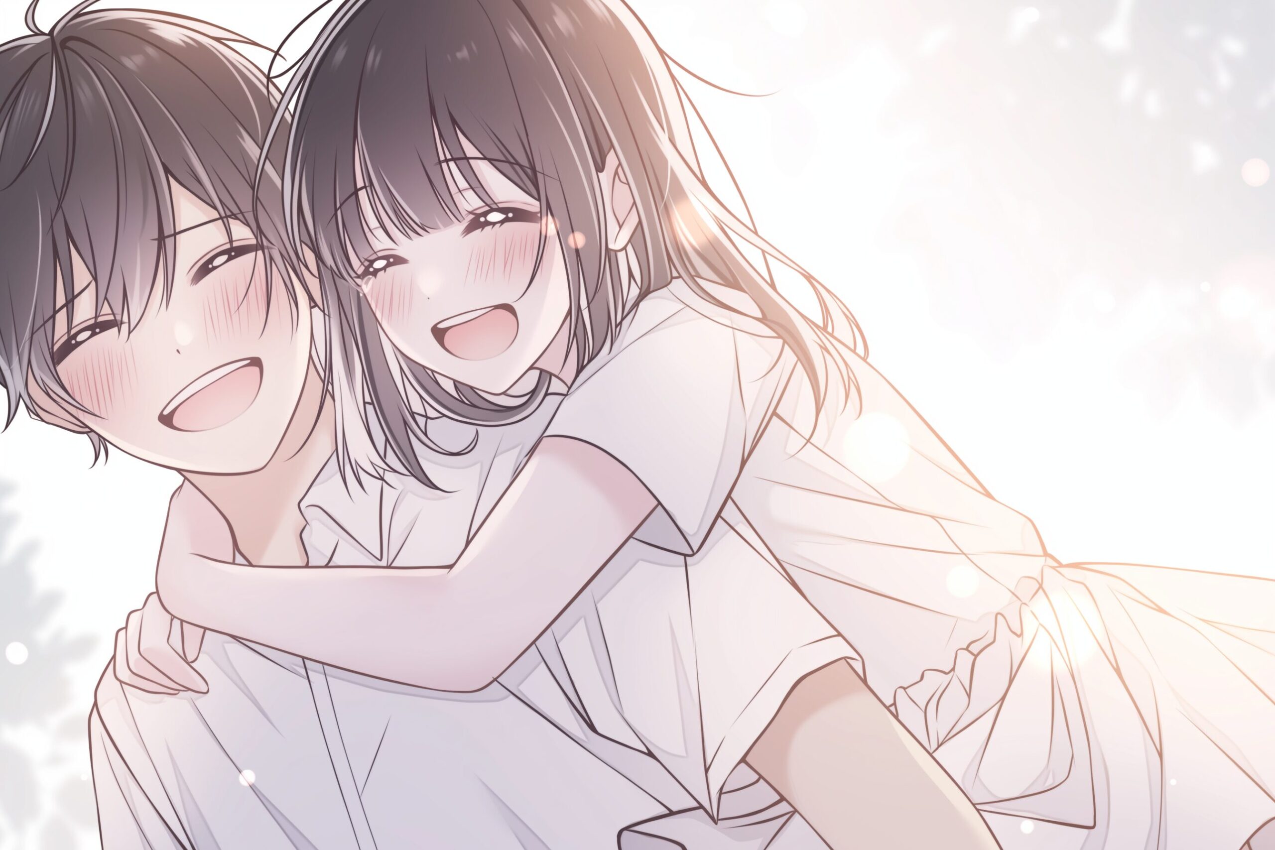 通学カップル0