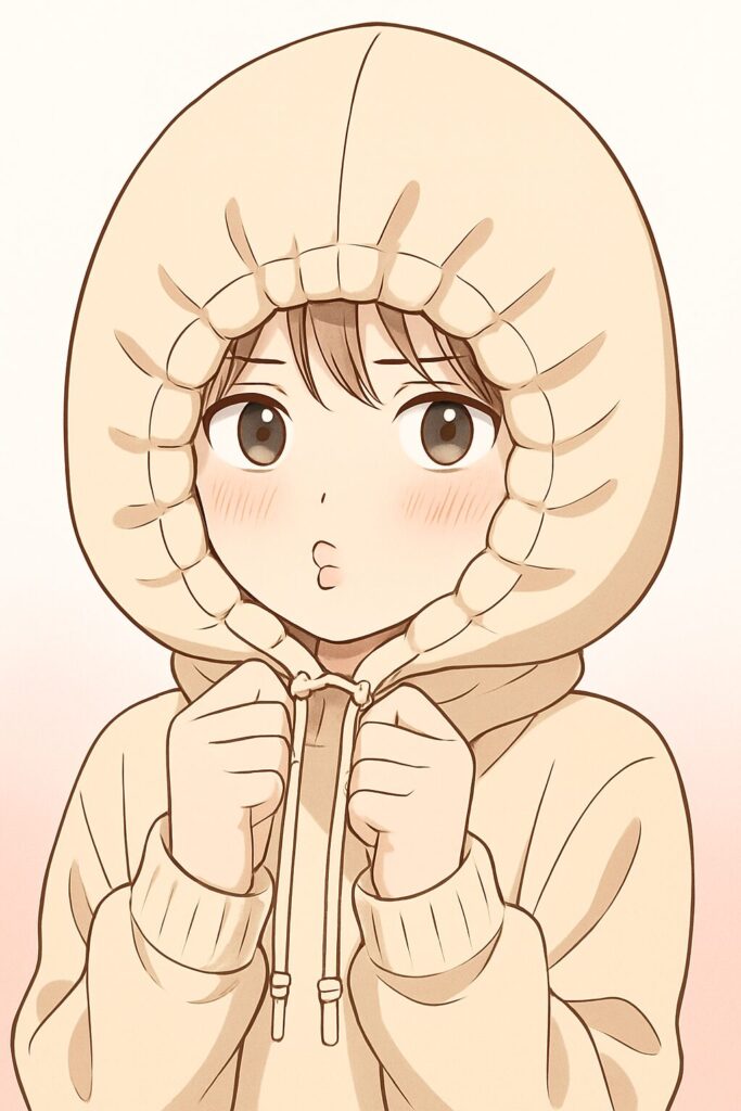 パーカー女子０