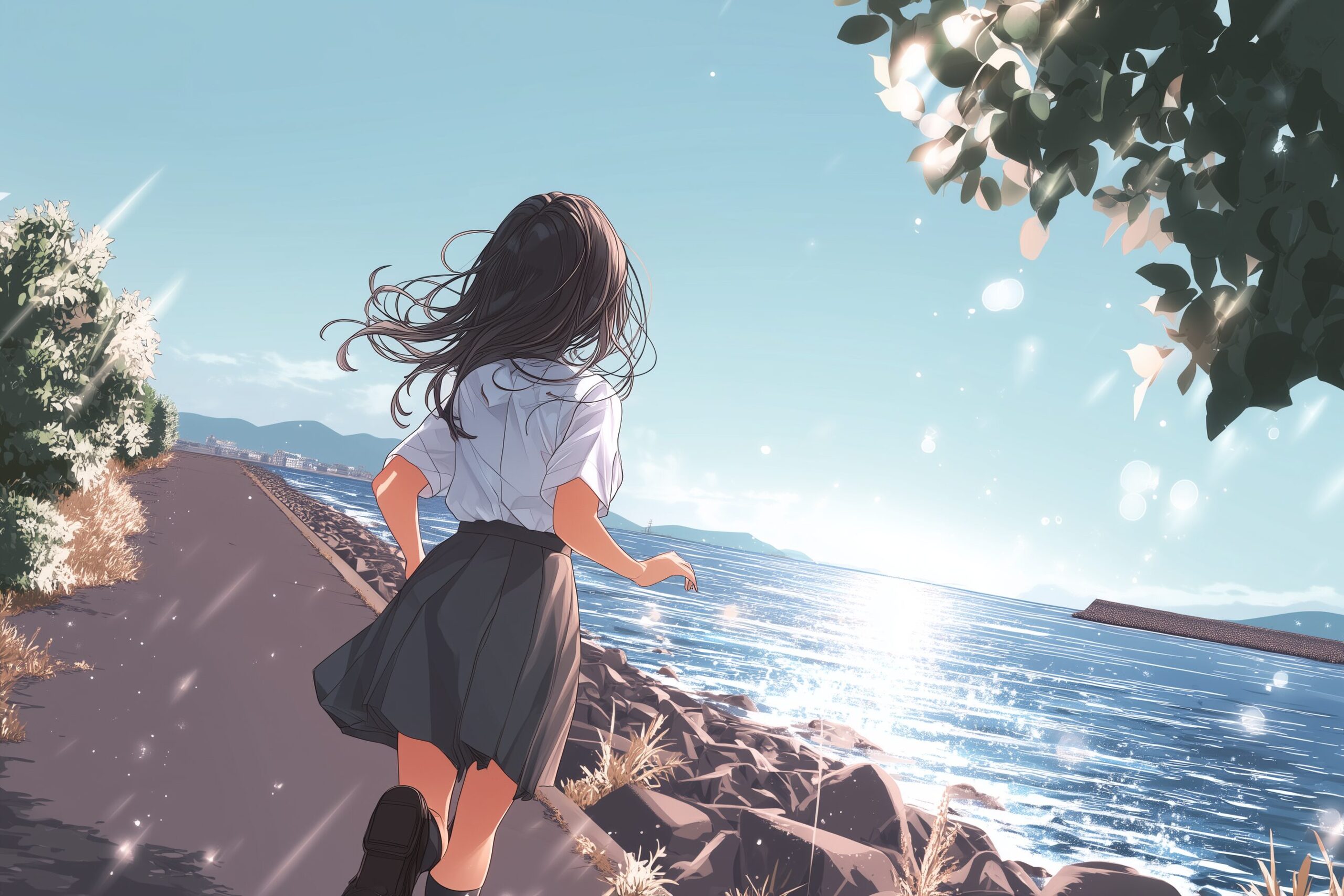 走る女子0