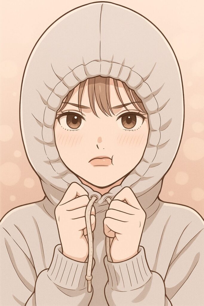 パーカー女子０