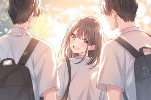 黒髪制服女子０