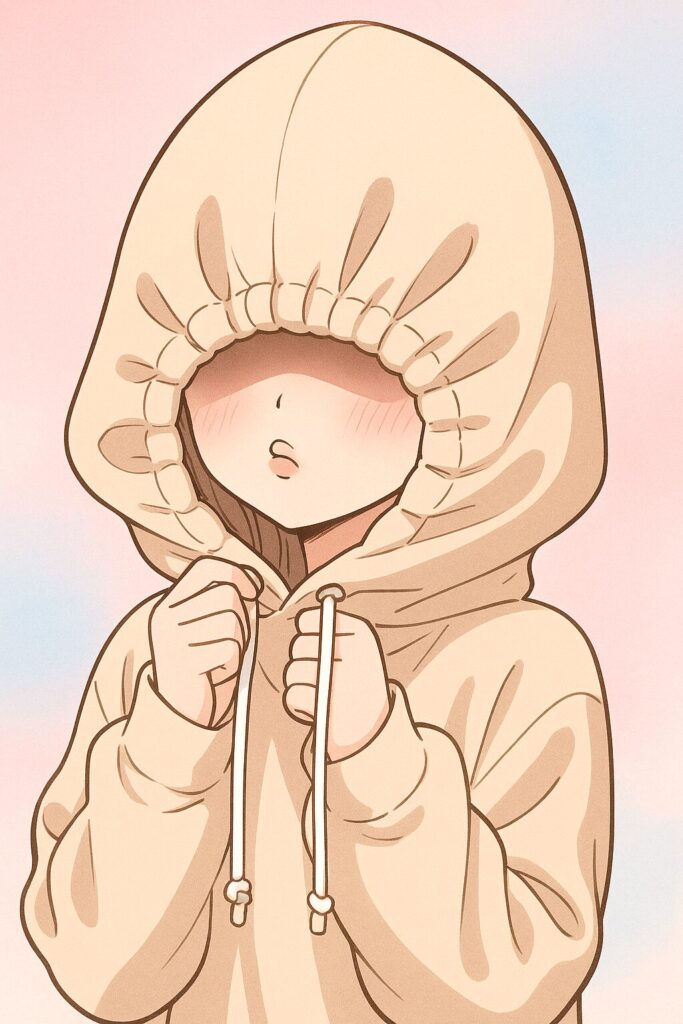 パーカー女子０