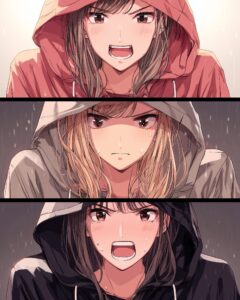 パーカー女子０