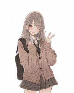 女子高生イラスト０