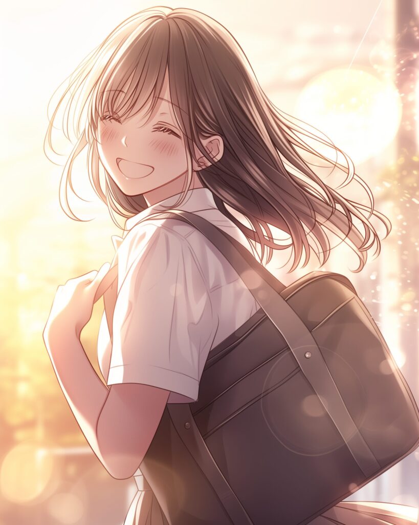 黒髪制服女子０