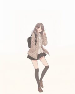 女子高生イラスト０
