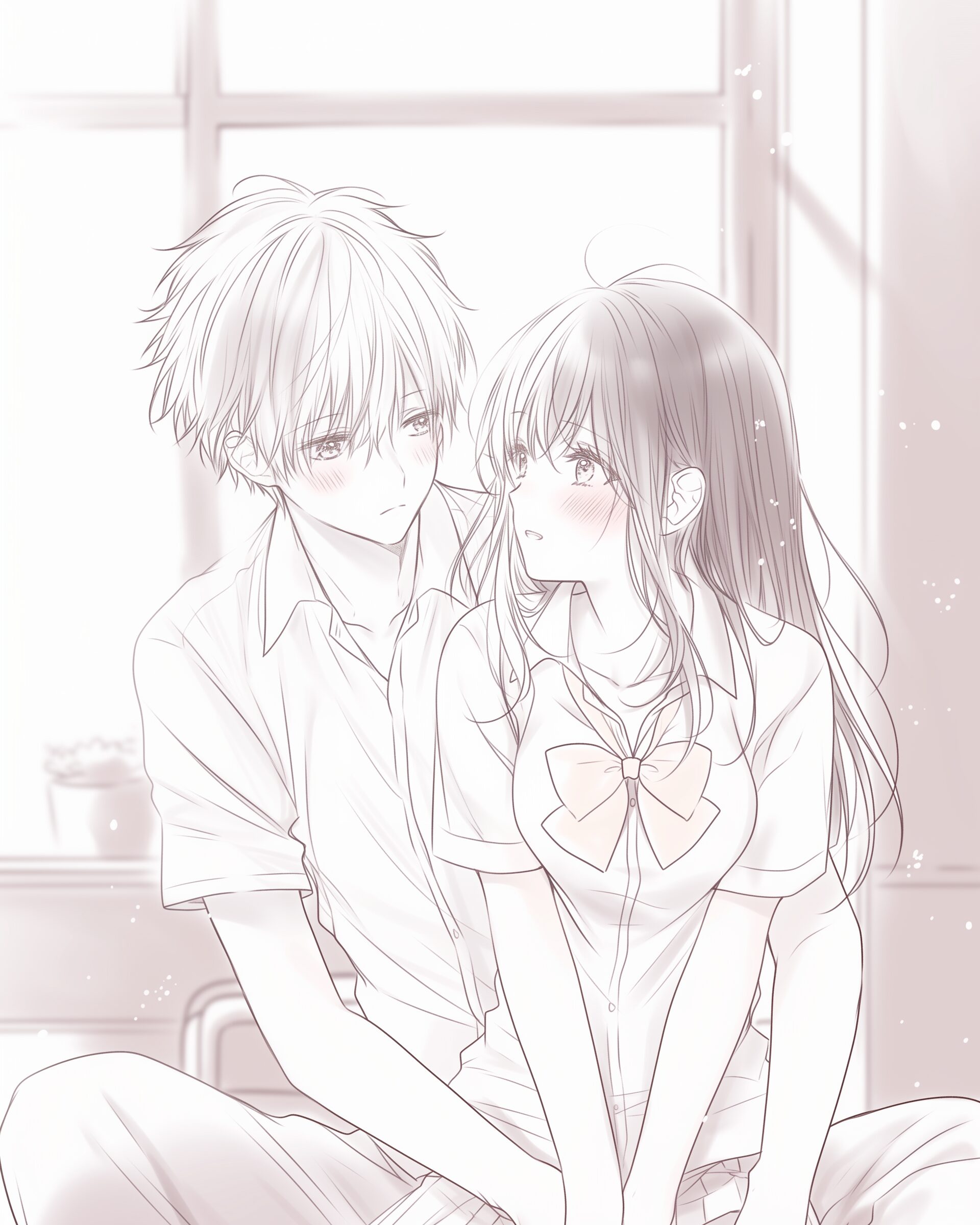通学カップル0