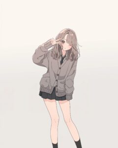 女子高生イラスト０