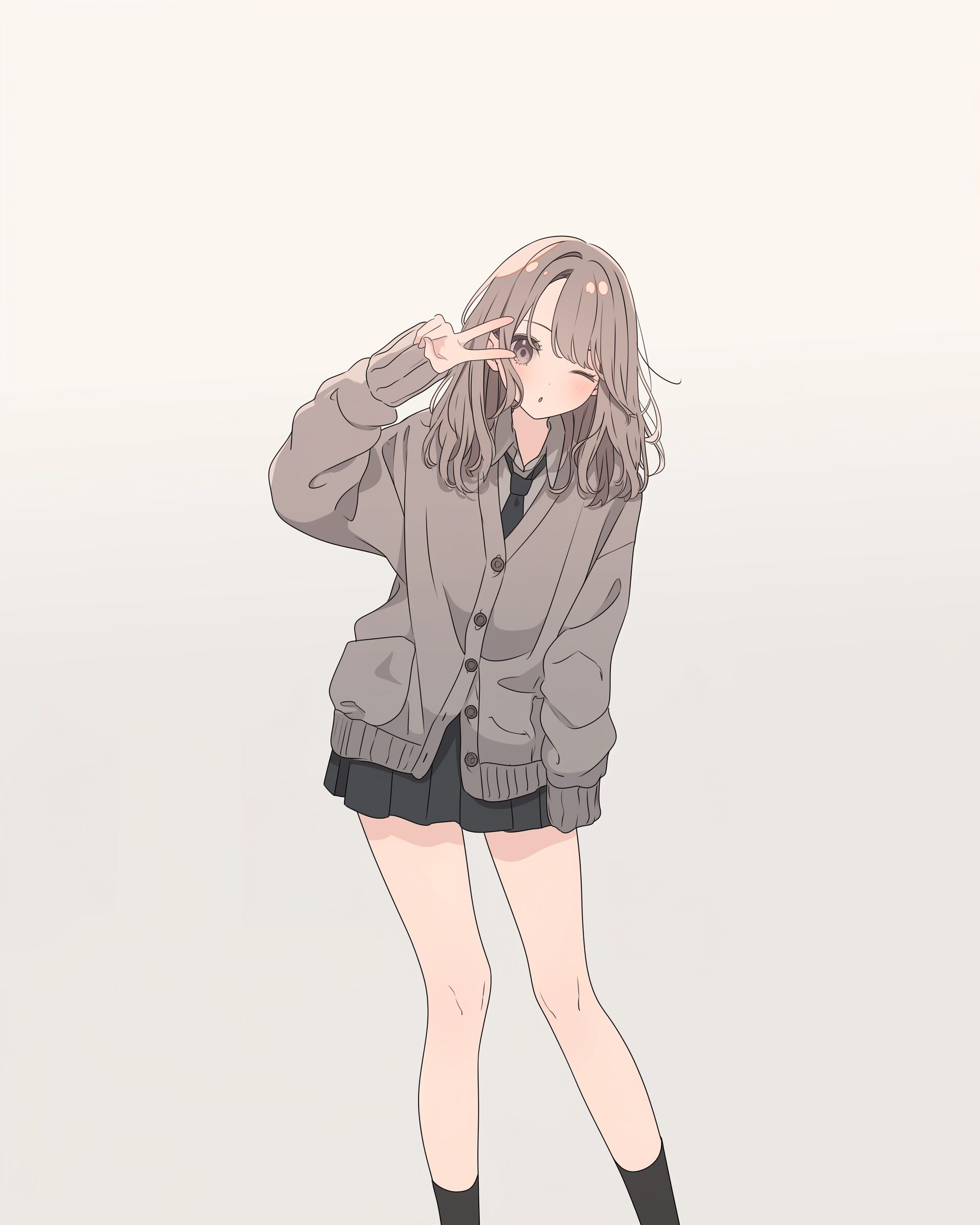 女子高生イラスト0