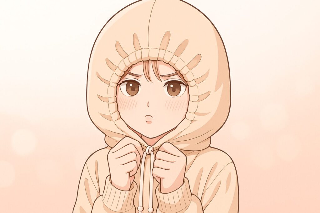 パーカー女子０
