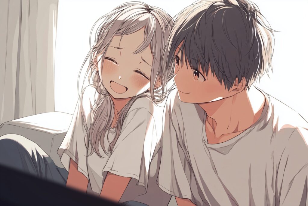 男女イラスト・カップル０