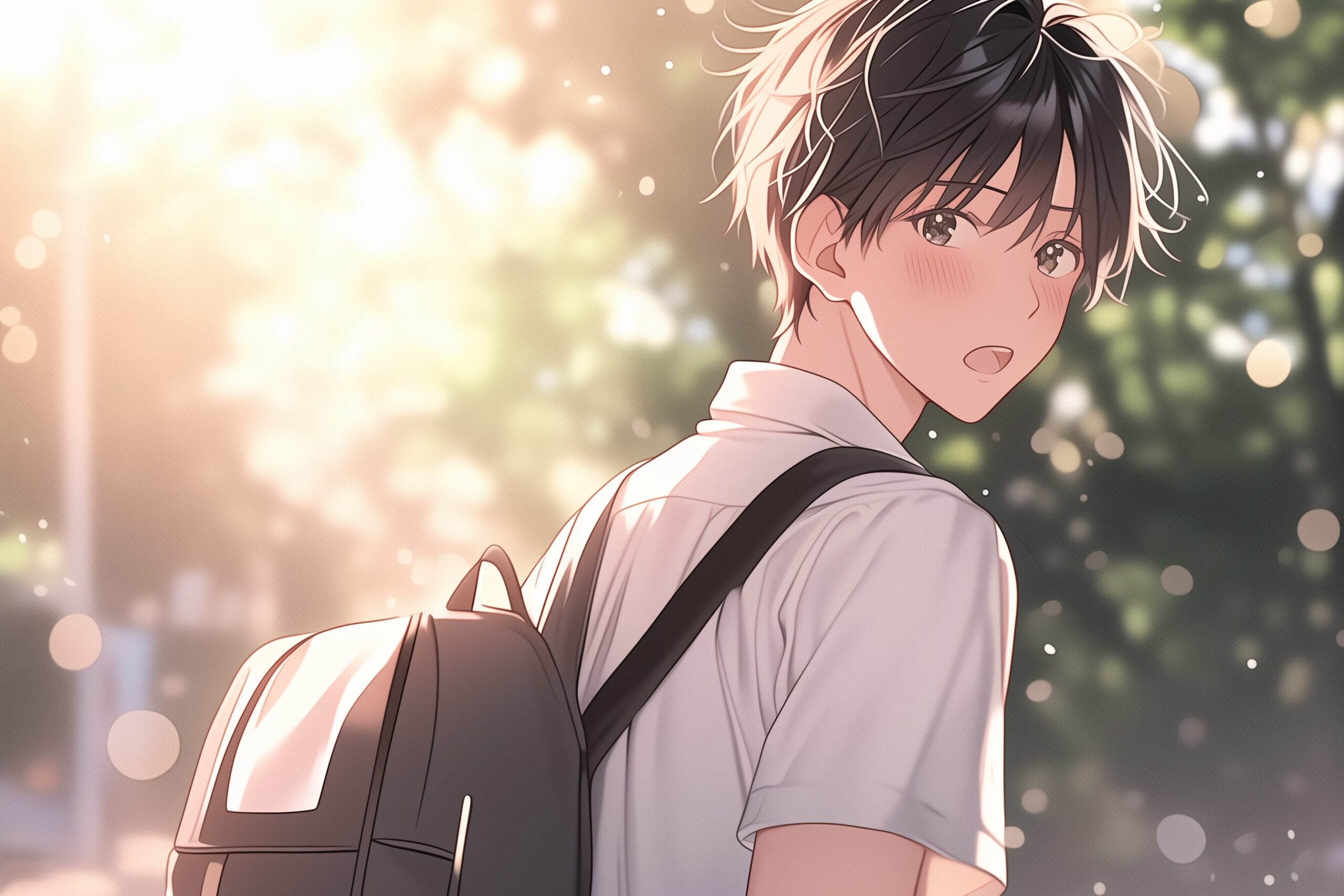 通学男子0