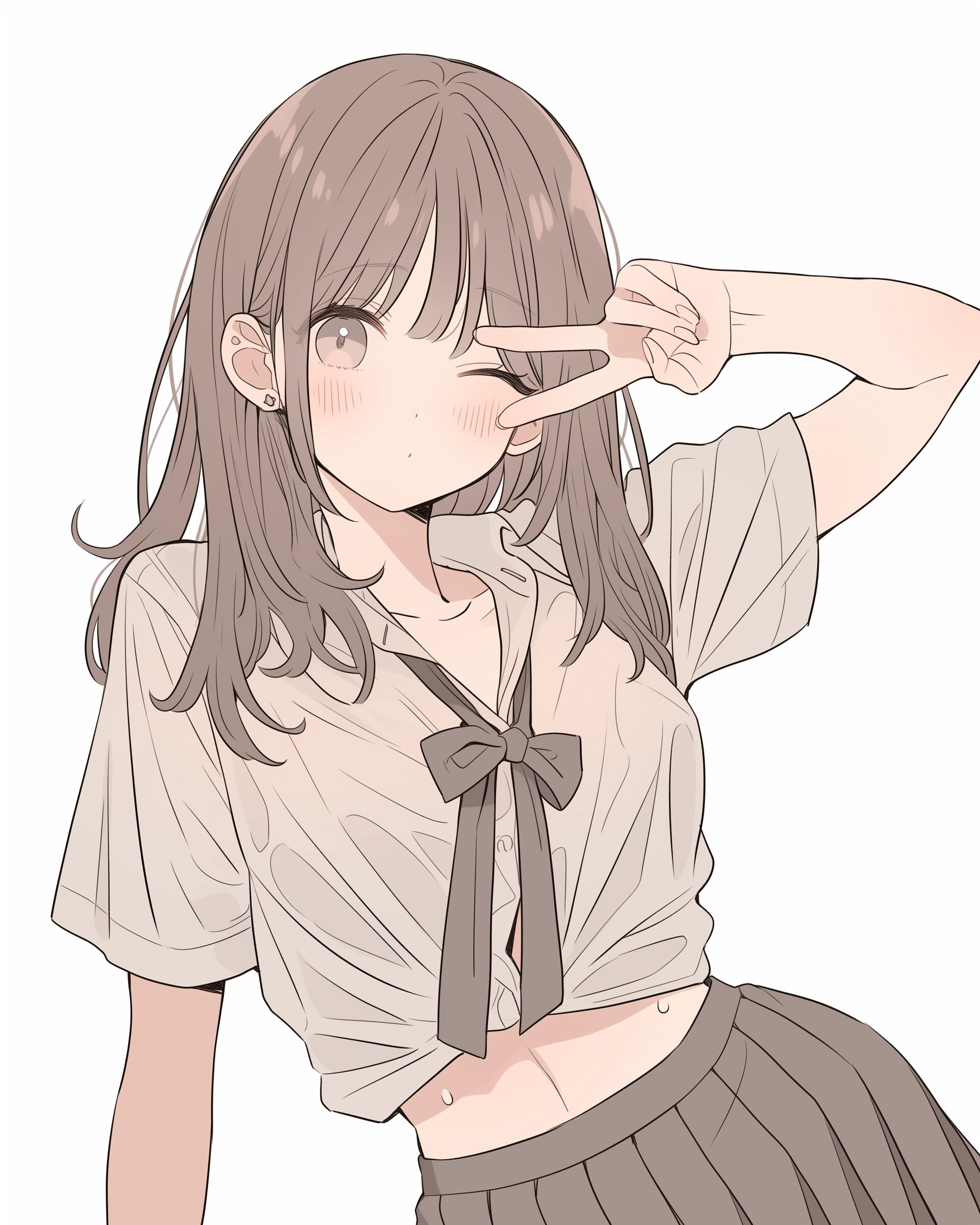 女子高生イラスト0