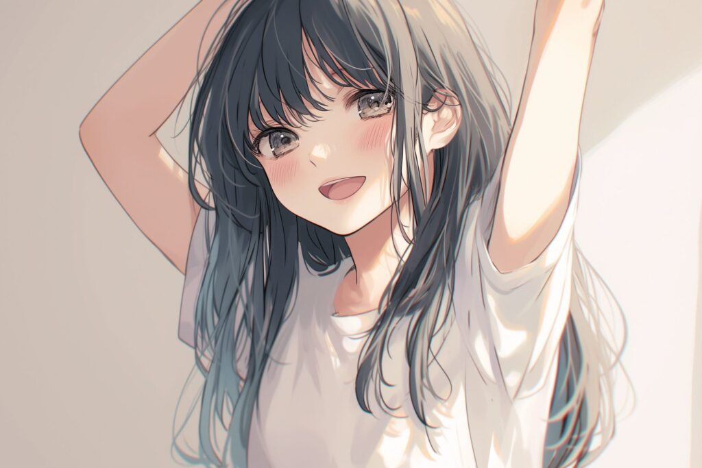 寝起き女子０
