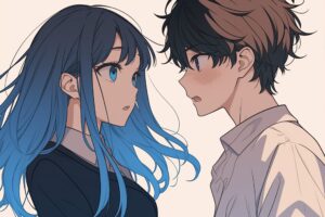話す男女０