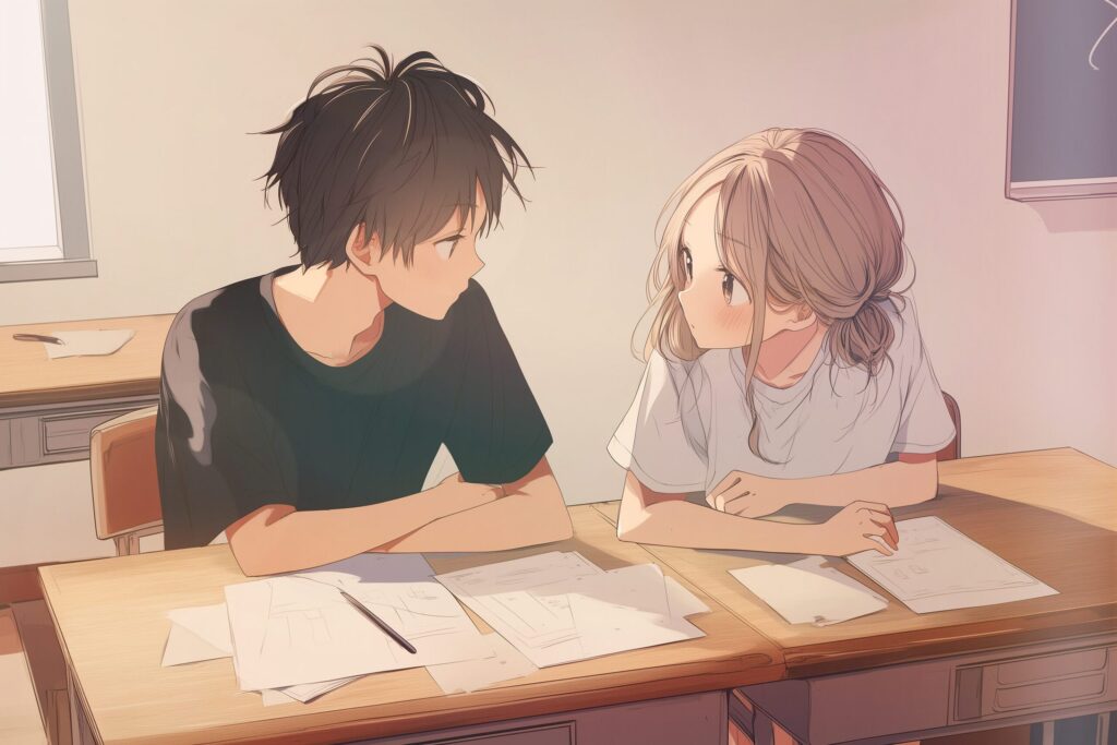 男女イラスト・カップル０