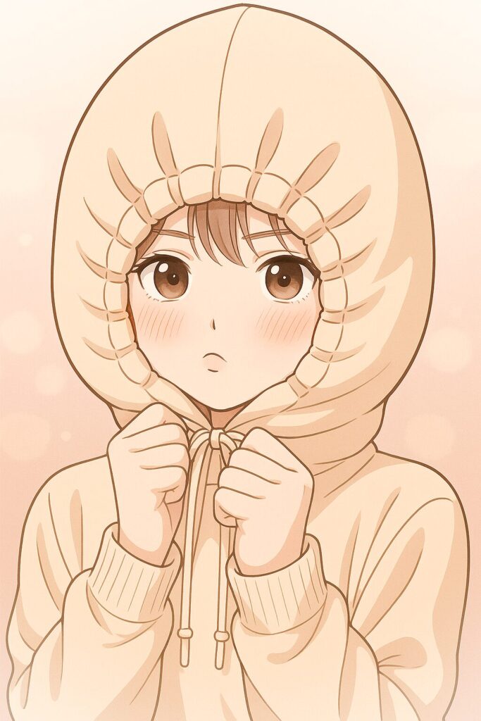 パーカー女子０