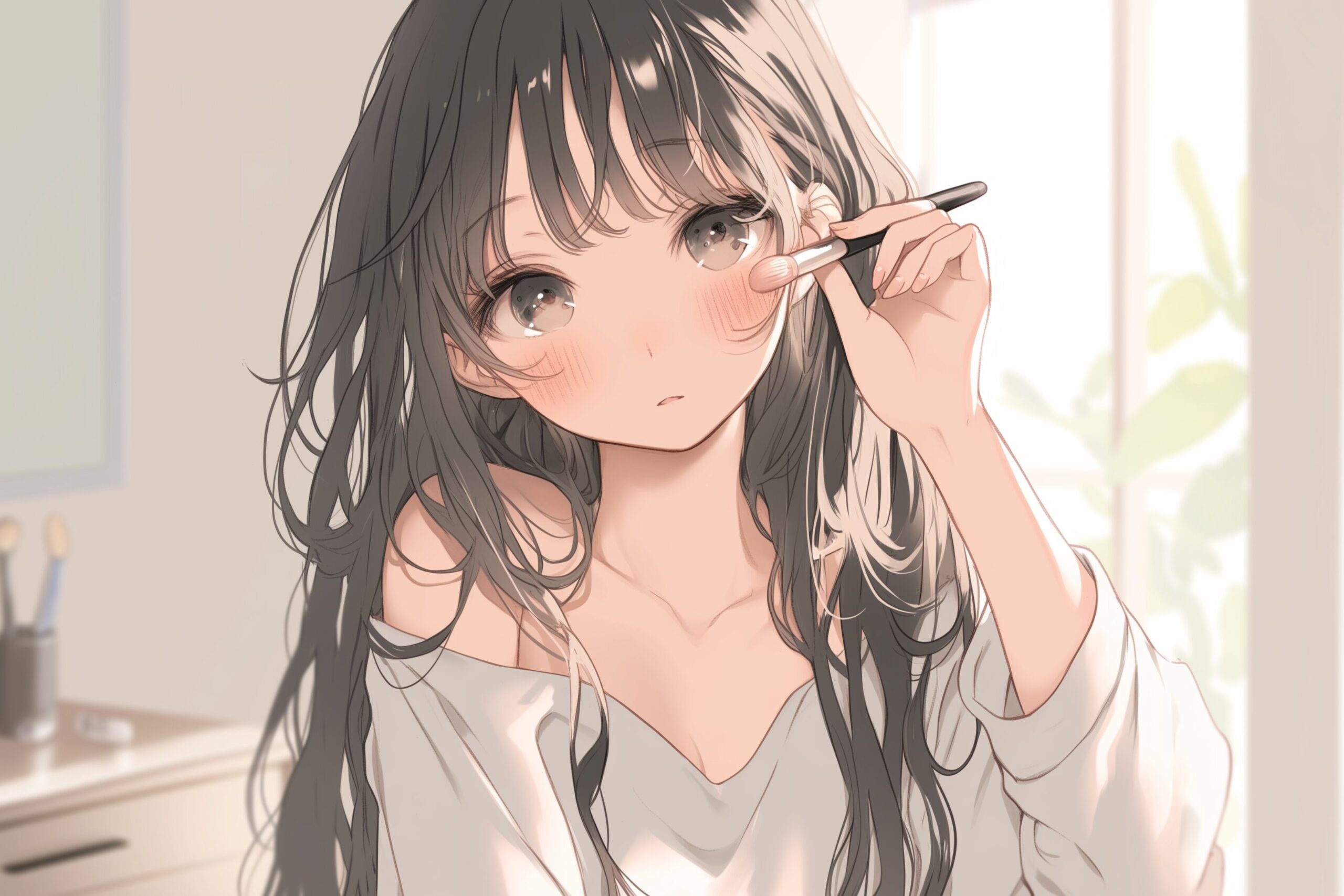 寝起き女子０