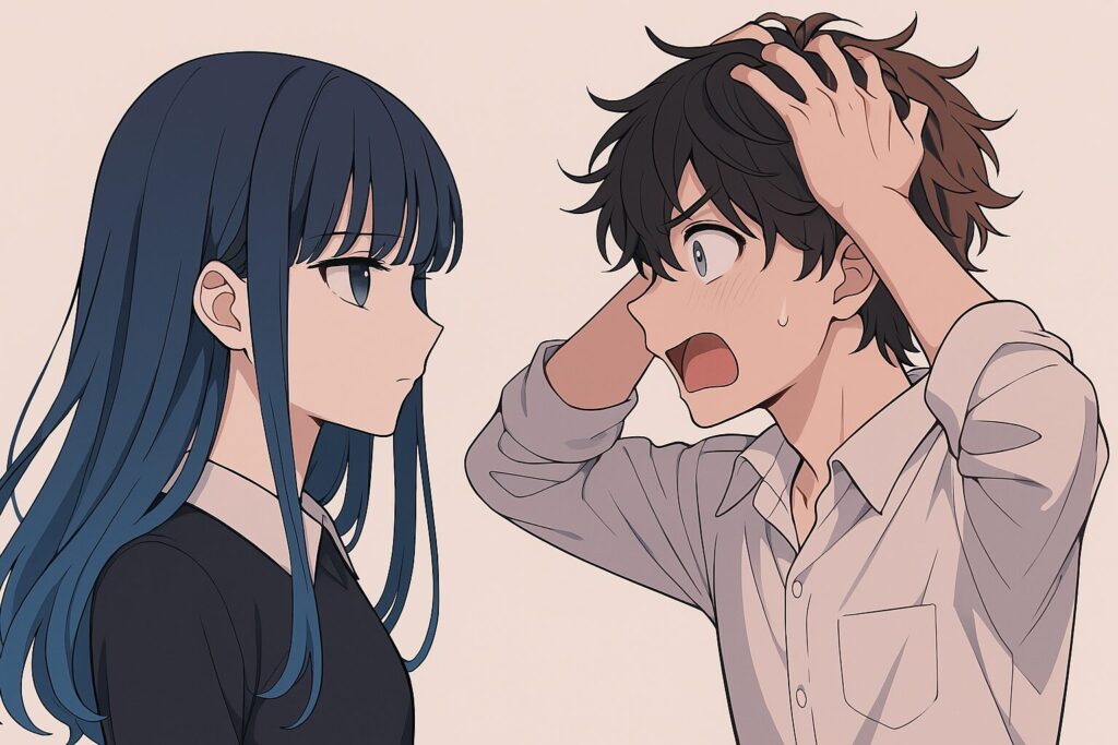 話す男女０