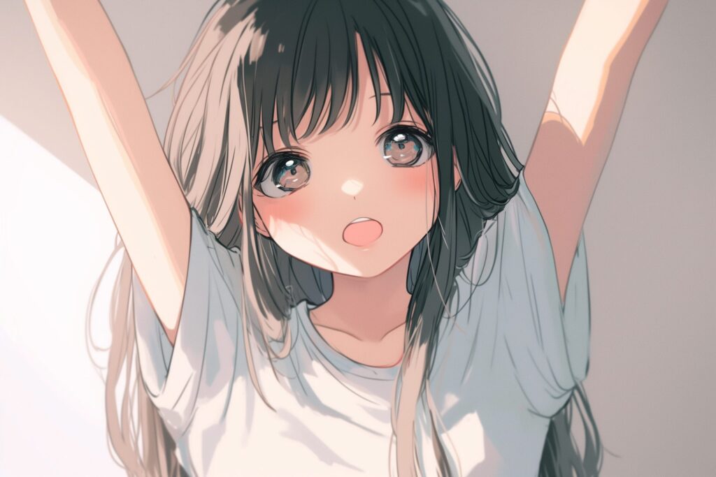 寝起き女子０