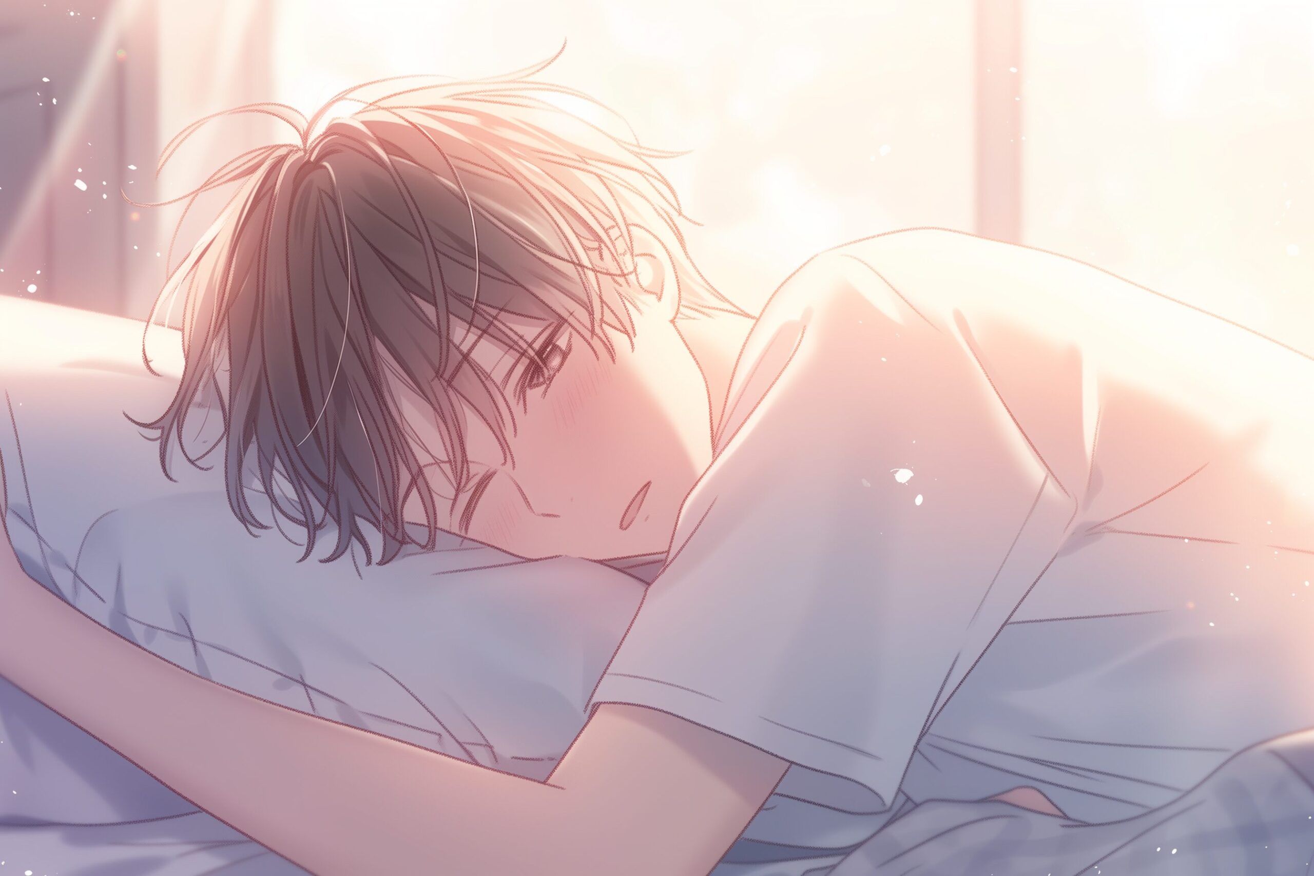 眠る男子0