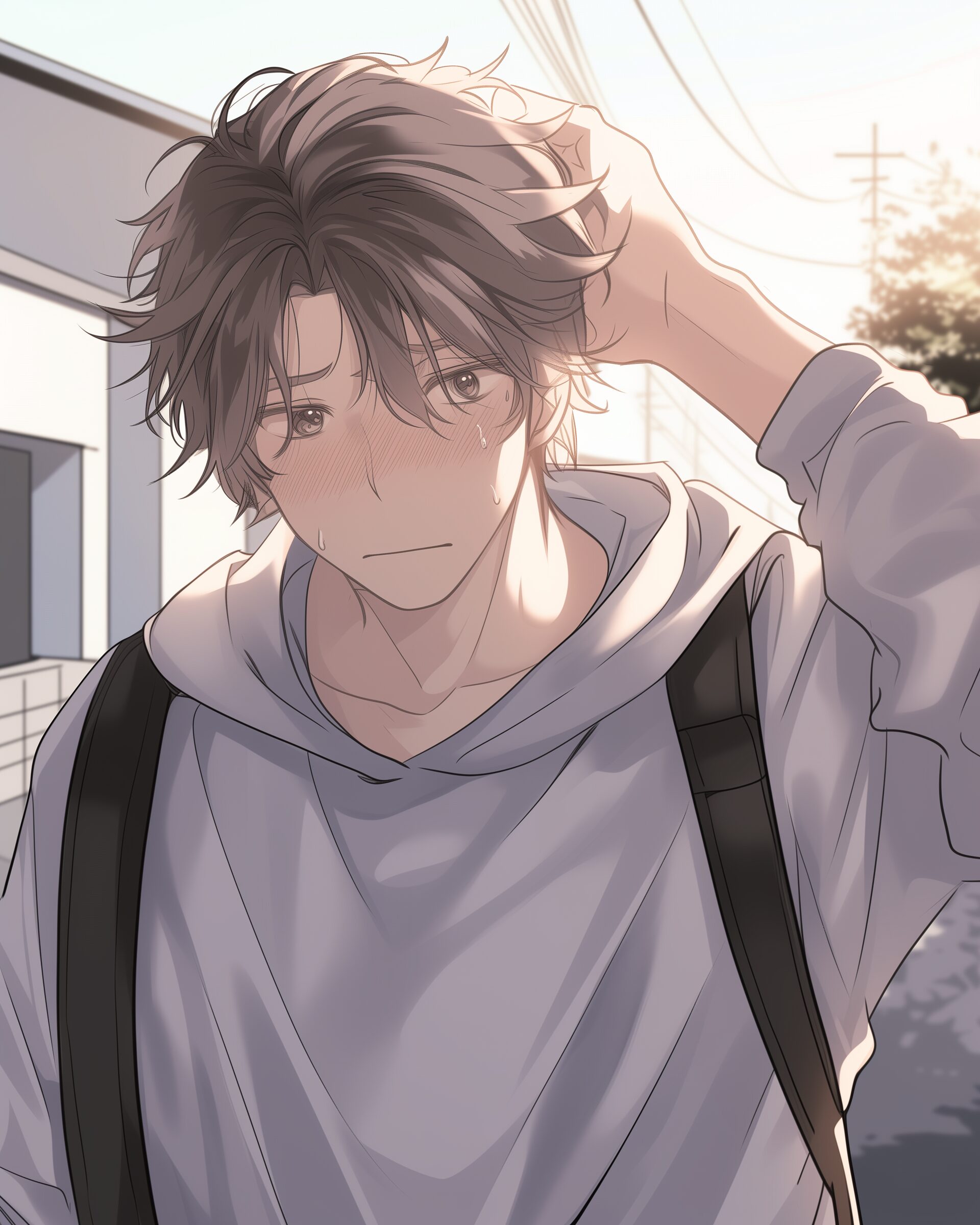 パーカー男子0