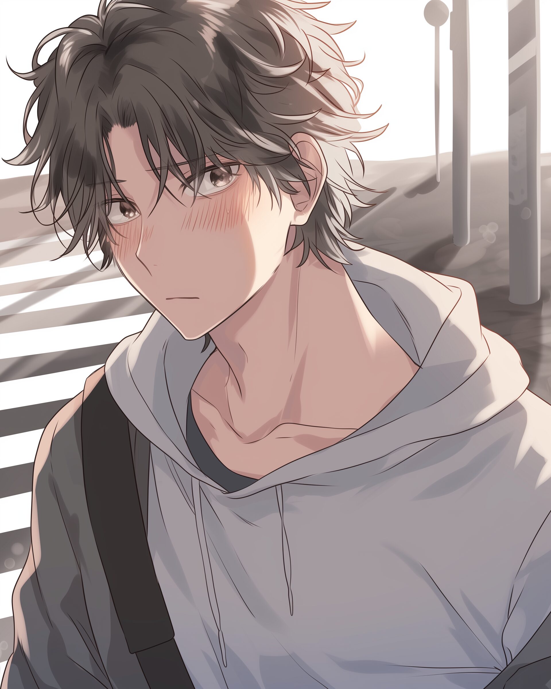 パーカー男子0