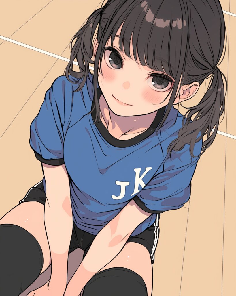 体操服を着た女の子０