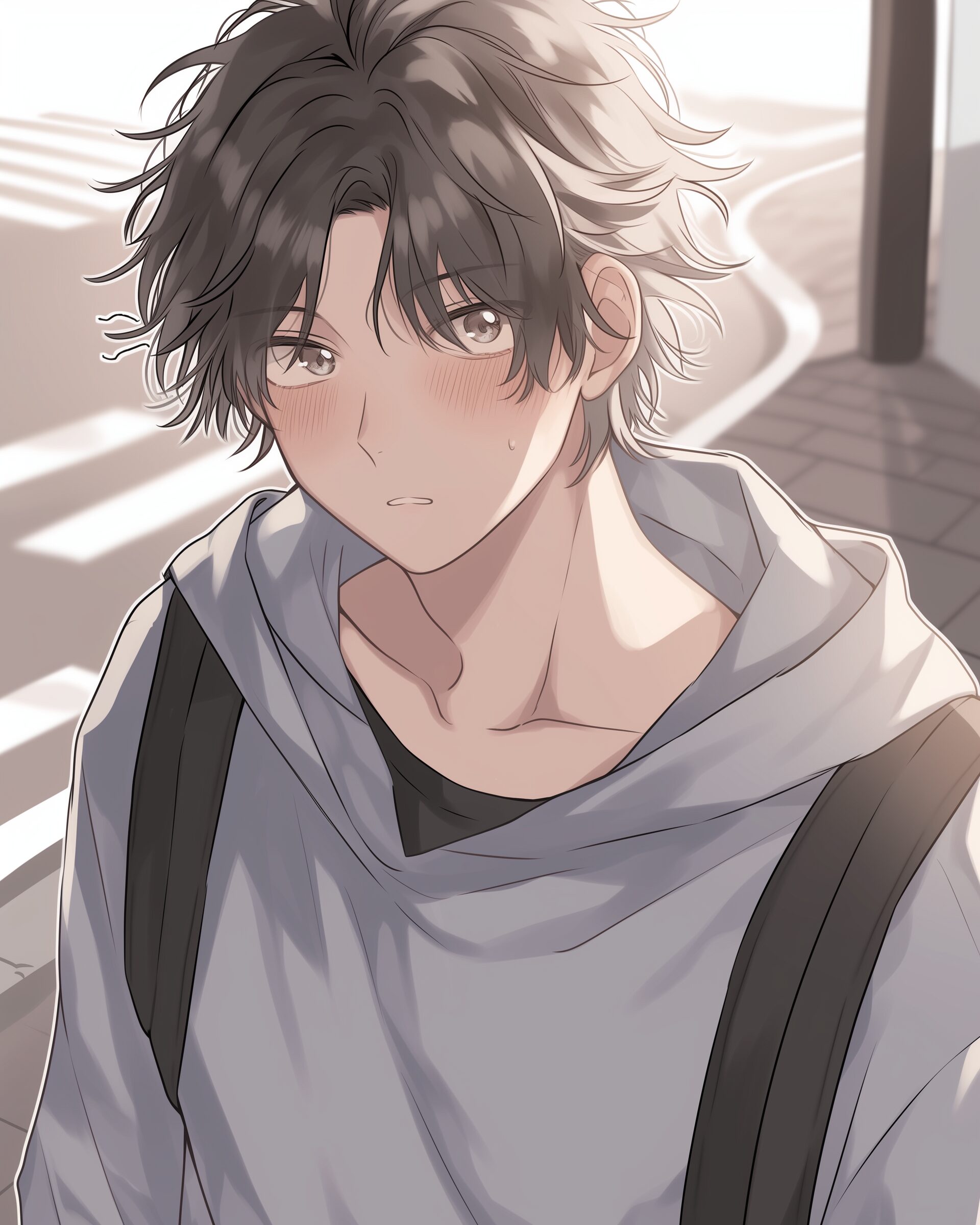 パーカー男子0