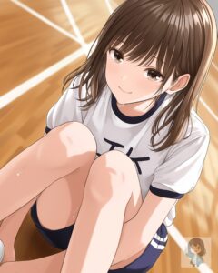 体操服を着た女の子０