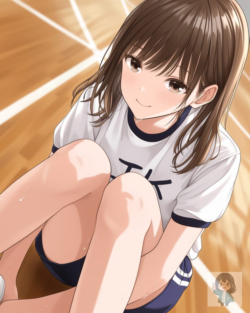 体操服を着た女の子０