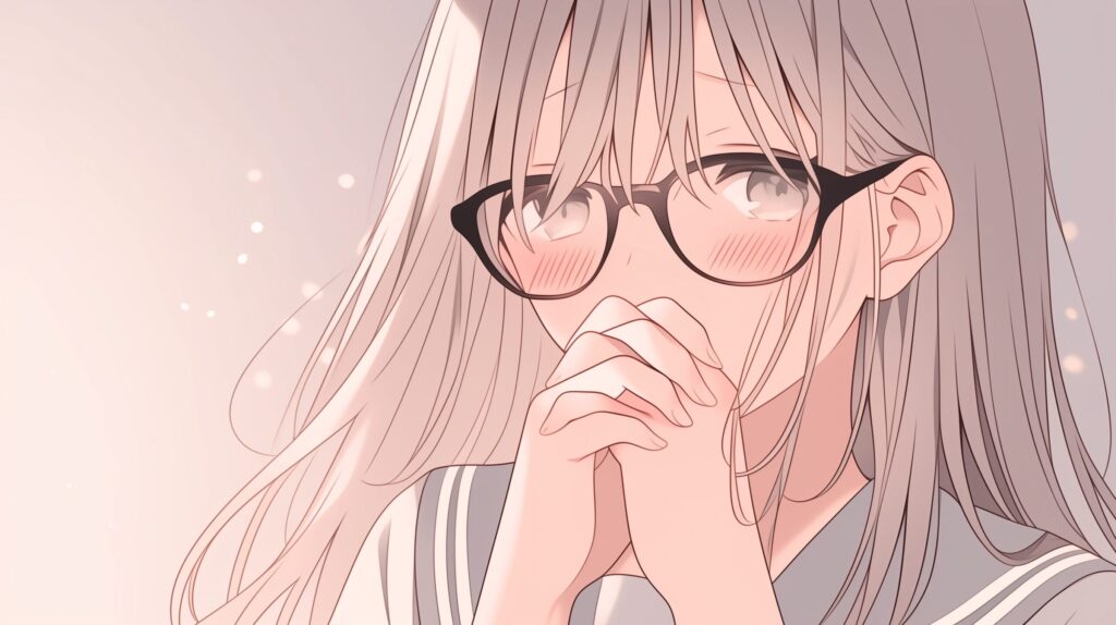 願う銀髪女子０