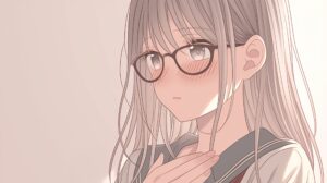 願う銀髪女子０