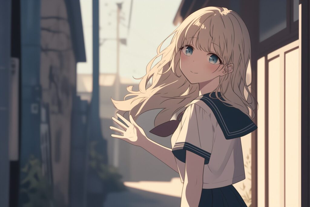 金髪女子高生 - 神尾麗奈０