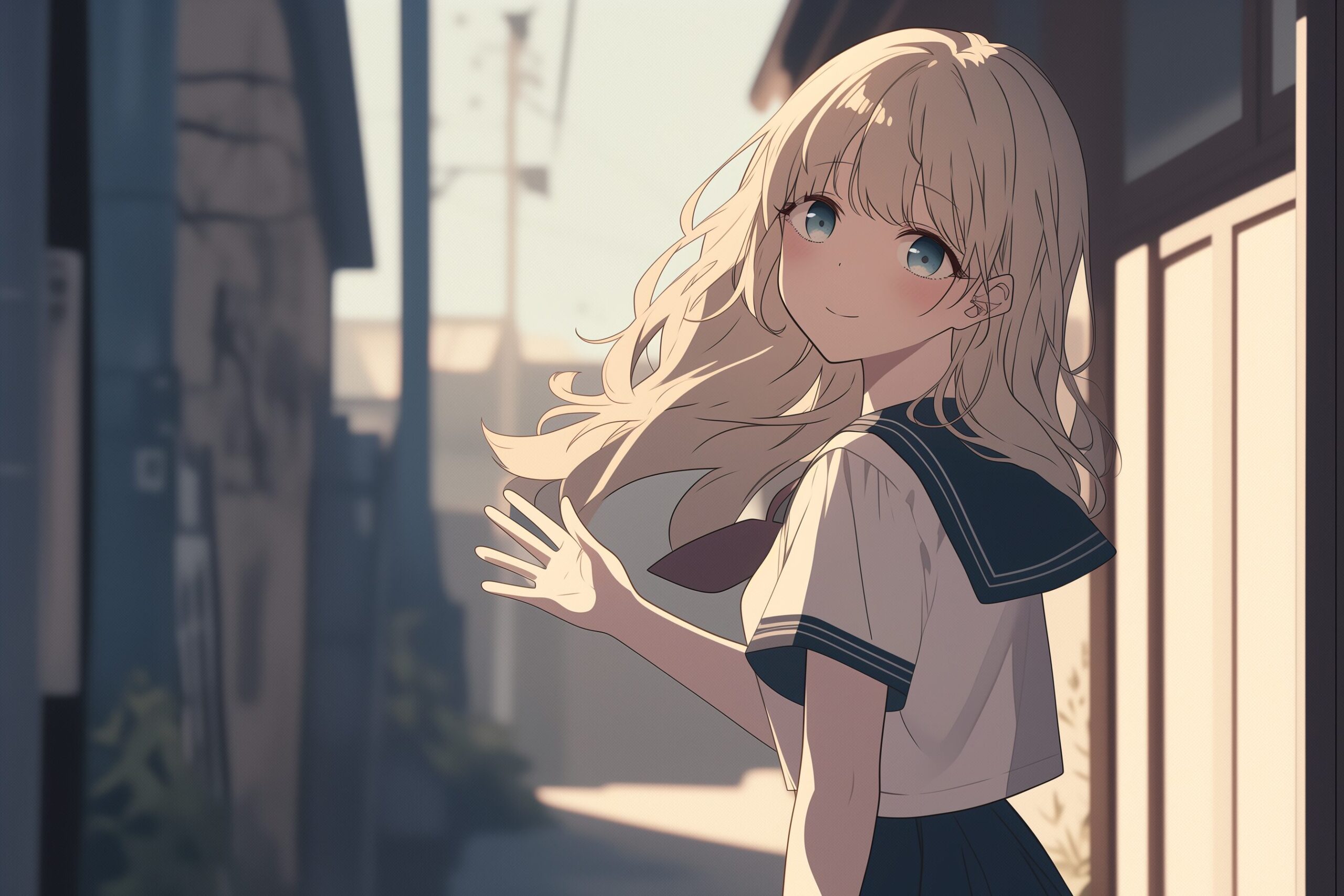 金髪女子高生 - 神尾麗奈0
